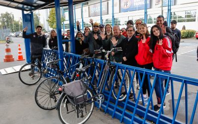 Nuevo estacionamiento de bicicletas en CEO Marlene Ahrens