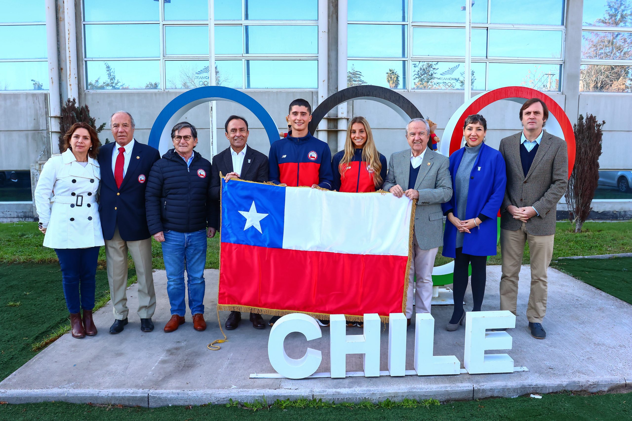 El Comité Olímpico de Chile presentó a los abanderados de Santa Marta 2023