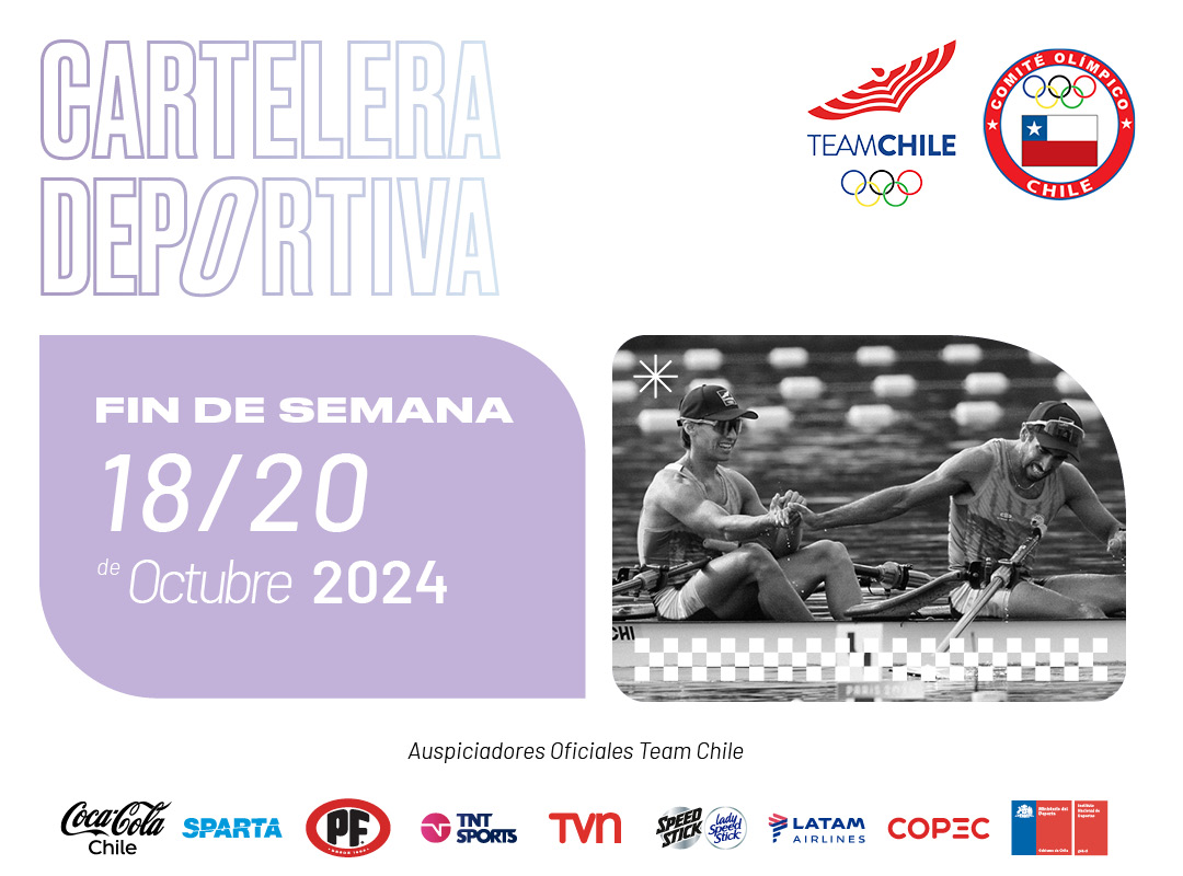 Cartelera deportiva del 18 al 20 de octubre