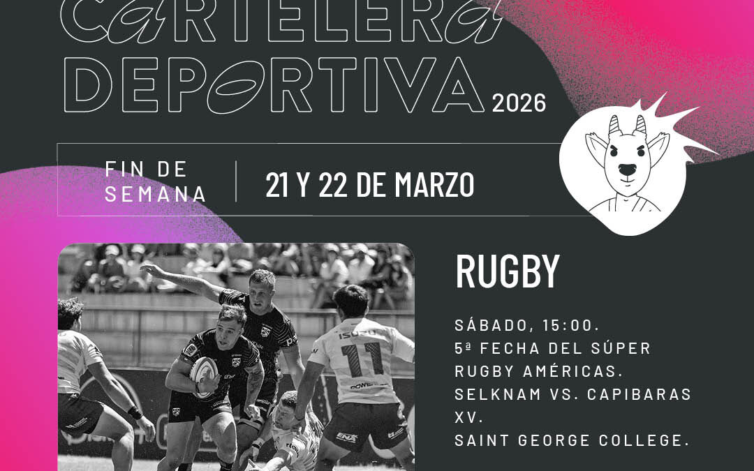 Cartelera deportiva del 21 al 22 de marzo