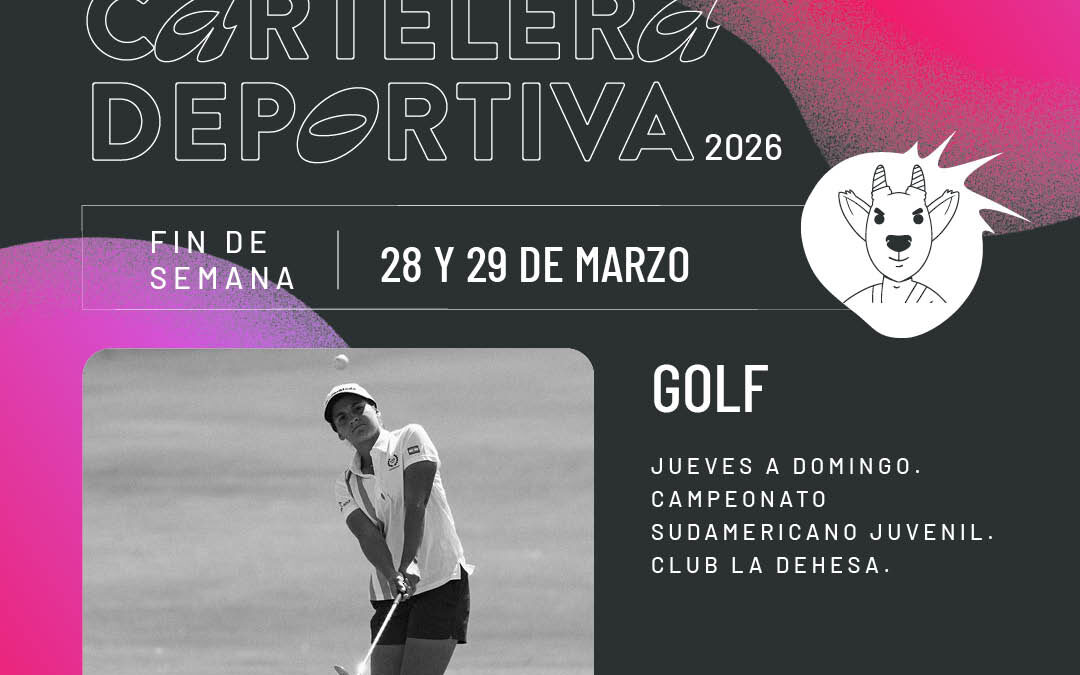 Cartelera deportiva del 28 al 29 de marzo