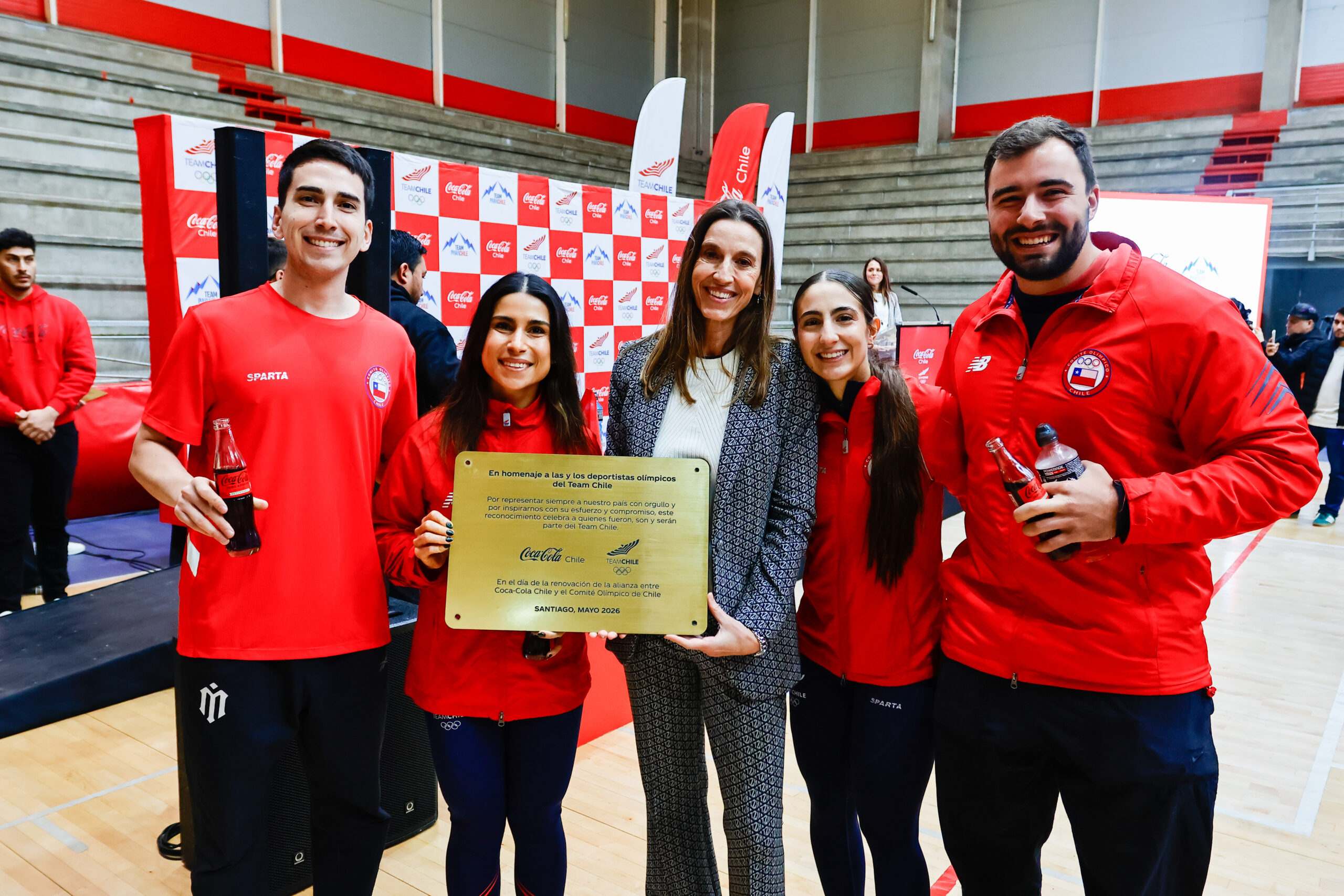 Coca Cola y Team Chile renuevan su alianza