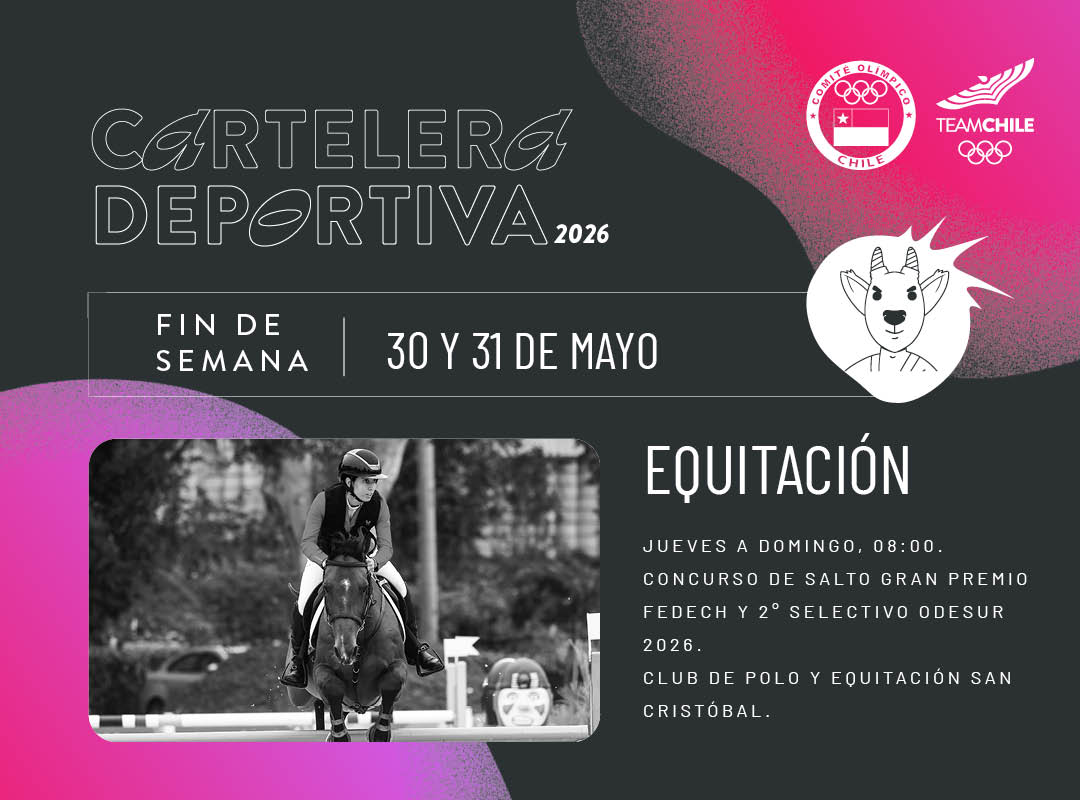 Cartelera deportiva del 30 al 31 de mayo