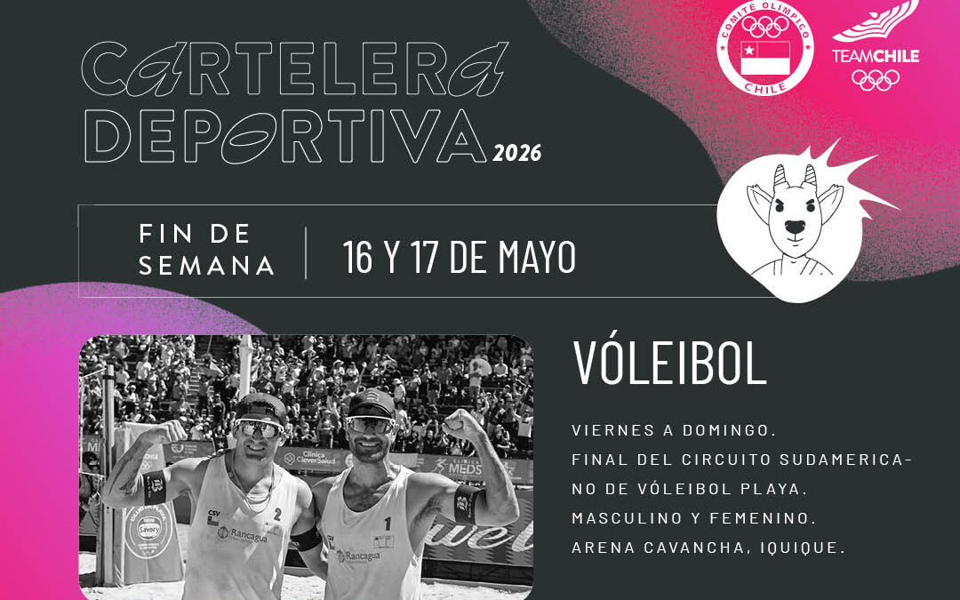 Cartelera deportiva del 16 al 17 de mayo