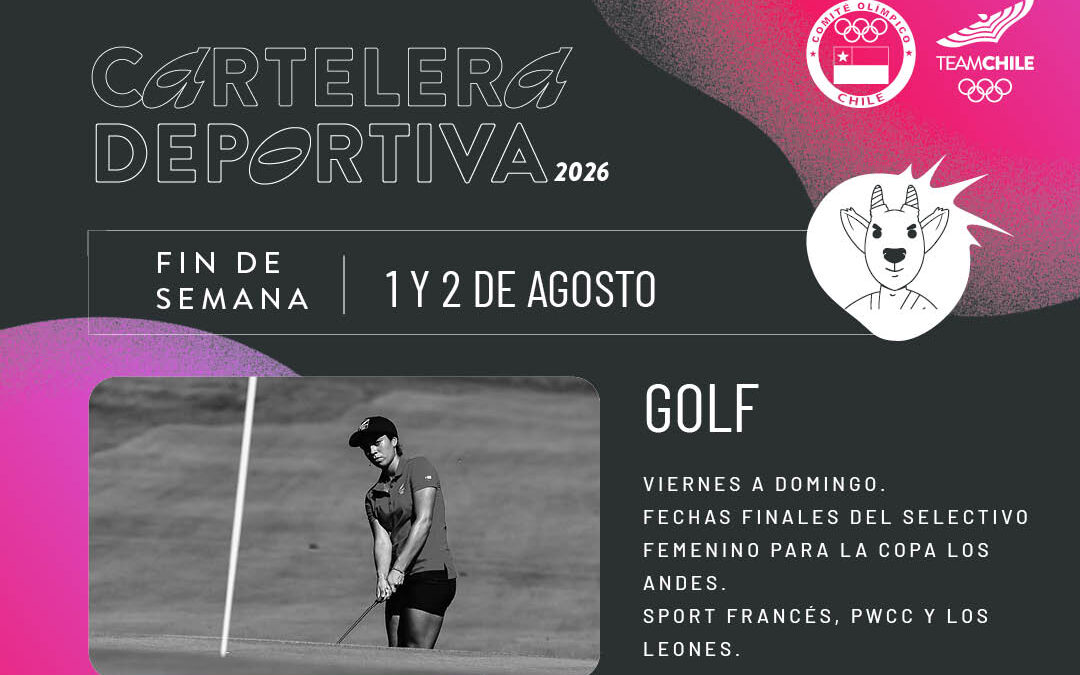 Cartelera deportiva del 1 al 2 de agosto
