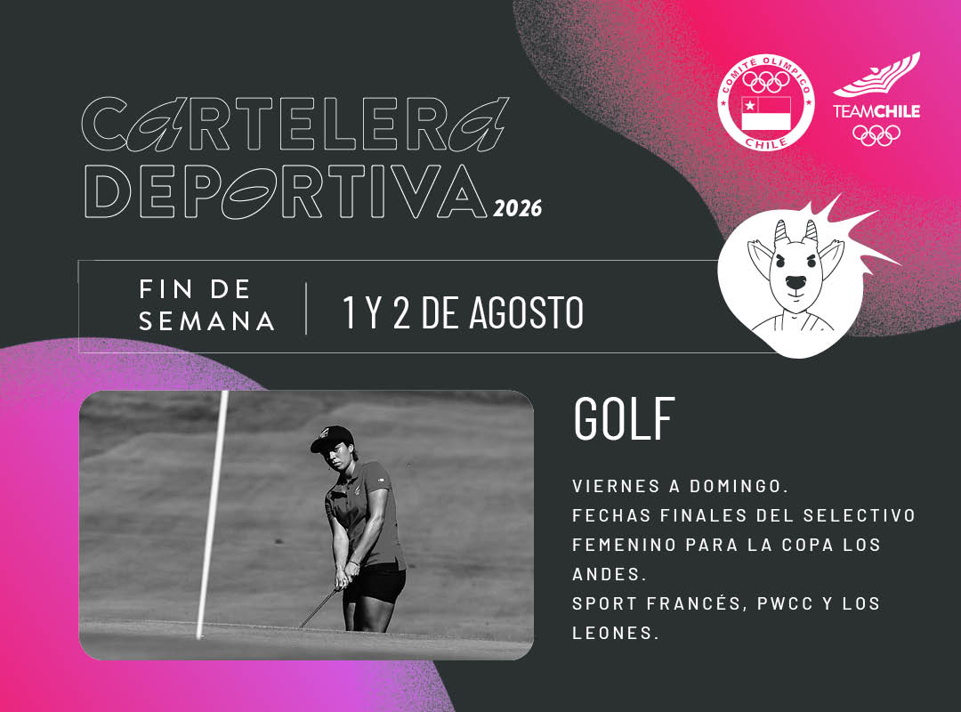 Cartelera deportiva del 1 al 2 de agosto