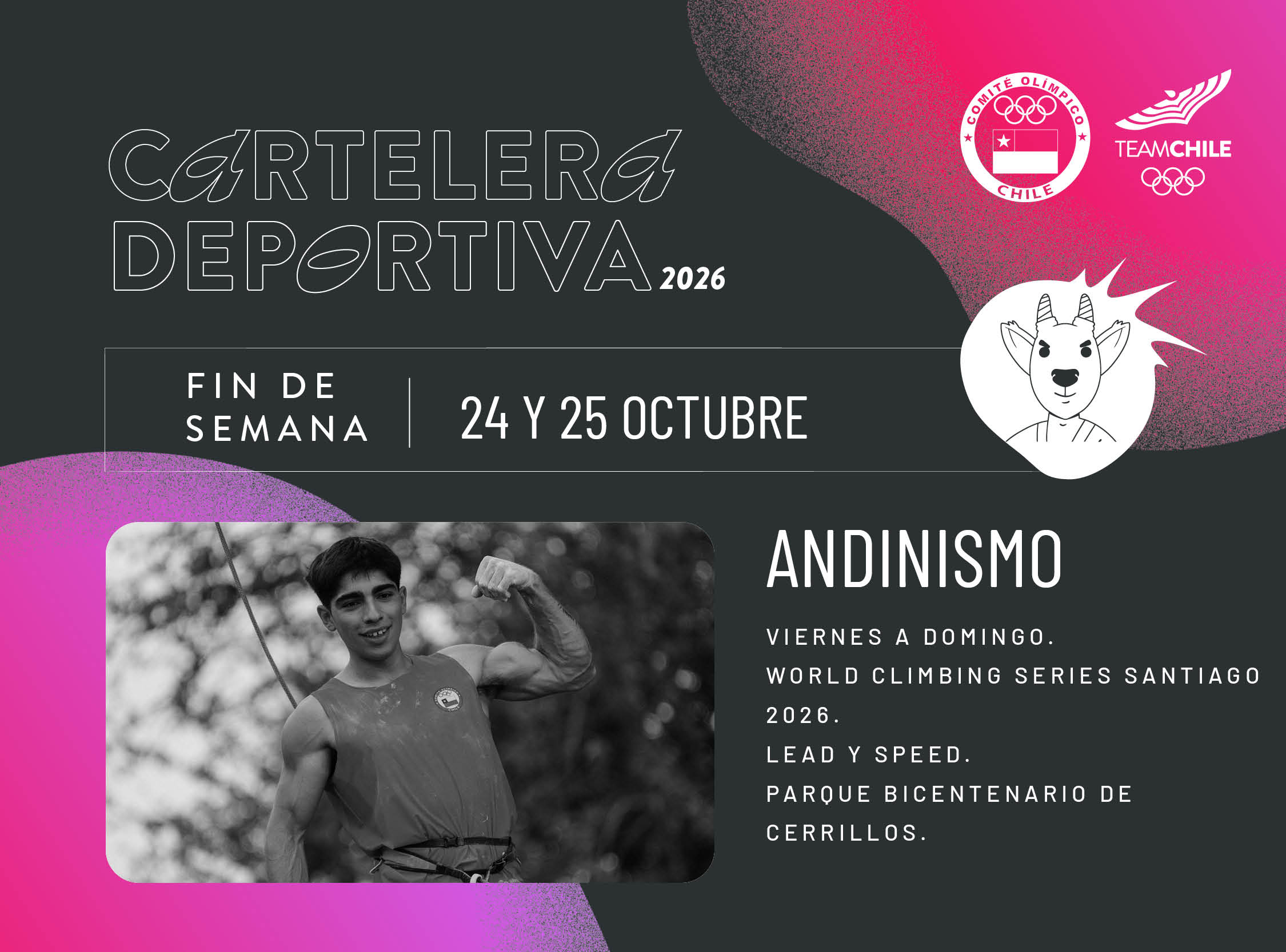 Cartelera del 24 al 25 de octubre